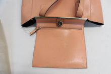 Load image into Gallery viewer, COCCINELLE Ladies Coral Orange Saffiano Leather Magnetic Tote Bag 10&quot; x 10&quot; x 4&quot;
