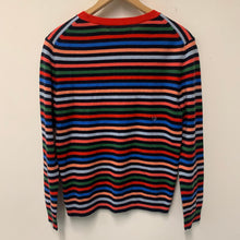 Load image into Gallery viewer, CHINTI &amp; PARKERS Multicoloured Stripe Ladies Rainbow Pullover Jumper S
