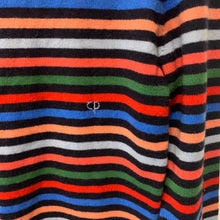 Load image into Gallery viewer, CHINTI &amp; PARKERS Multicoloured Stripe Ladies Rainbow Pullover Jumper S
