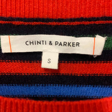 Load image into Gallery viewer, CHINTI &amp; PARKERS Multicoloured Stripe Ladies Rainbow Pullover Jumper S
