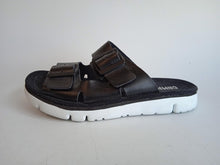 Load image into Gallery viewer, CAMPER Ladies Black &amp; White Leather Buckle Strap Slip-On Sandals EU36 UK3
