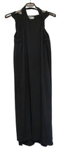 Load image into Gallery viewer, FRANKIE SHOP Ladies Black Cotton Modal Blend Asymmetric Jersey Tank Dress L
