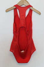 Load image into Gallery viewer, STELLA MCCARTNEY Ladies Red Plunging Neck Open Back One-Piece Swimsuit M

