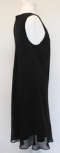 Load image into Gallery viewer, WHITE HOUSE BLACK MARKET Ladies Black Beaded Neck Slip On Cocktail Dress US4/S
