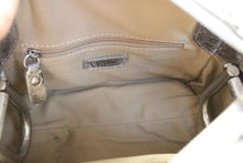 Load image into Gallery viewer, J.CREW Ladies Silver Metallic Leather Zip Mini Crossbody Bag 18 x 18 x 10cm
