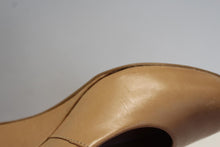 Load image into Gallery viewer, CARVELA KURT GEIGER Ladies Beige Leather Wedge Heels Court Shoes EU38 UK5
