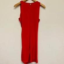 Load image into Gallery viewer, MICHAEL KORS Red Ladies Sleeveless Round Neck A-Line Dress Size UK S
