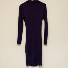 Load image into Gallery viewer, DAY X BIRGER MIKKELSEN Purple Ladies Long Sleeve Scoop Neck Bodycon Dress UK S
