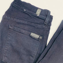 Load image into Gallery viewer, 7 FOR ALL MANKIND Dark Blue Ladies Wide-Leg Jeans Size UK 29 W29 L31

