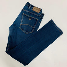 Load image into Gallery viewer, EMPORIO ARMANI Blue Classic Ladies Skinny Jeans Size UK 28 W28 L29
