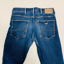 Load image into Gallery viewer, EMPORIO ARMANI Blue Classic Ladies Skinny Jeans Size UK 28 W28 L29
