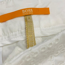 Load image into Gallery viewer, BOSS HUGO BOSS White Ladies Dress Pants Trousers Size UK 12 W33 L25
