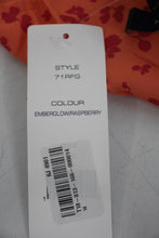 Load image into Gallery viewer, French CONNECTION Ladies Emberglow Orange &amp; Pink Floral Midi Dress UK14 NEW
