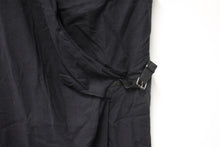Load image into Gallery viewer, HELMUT LANG Ladies Black Wool Blend Sleeveless Knee Length Shift Dress US8 UK12
