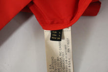 Load image into Gallery viewer, MASSIMO DUTTI Ladies Red Zip-Up Tie Waist Hooded Windbreaker Jacket Size L
