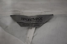 Load image into Gallery viewer, SPORTMAX Ladies Off-White Linen Lightweight 3- Button Jacket Size UK10
