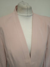 Load image into Gallery viewer, M&amp;S Ladies Nude Pink Long Sleeve Open Front Blazer Jacket Size UK16
