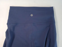 Load image into Gallery viewer, LULULEMON Ladies Navy Blue Stretch Wunder Trainer High Rise Leggings W25 L23
