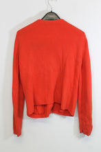 Load image into Gallery viewer, ME+EM Ladies Red Cotton Long Sleeve Knitted Cardigan Size L
