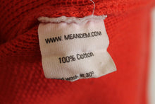Load image into Gallery viewer, ME+EM Ladies Red Cotton Long Sleeve Knitted Cardigan Size L

