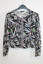 Load image into Gallery viewer, PAUL SMITH Ladies Multicoloured Cotton Round Neck Knitted Cardigan Size M
