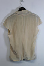 Load image into Gallery viewer, MANI Ladies Pink Silk Cap Sleeve Wrap Tunic Top Blouse EU40 UK12
