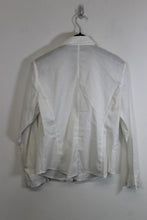 Load image into Gallery viewer, LA CHEMISERIE D&#39;AVELINE Ladies White Cotton Long Sleeve Shirt EU40 UK12

