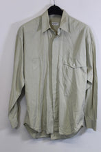 Load image into Gallery viewer, PAL ZILERI Ladies Beige Cotton Long Sleeve Button Down Shirt Size L
