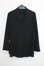 Load image into Gallery viewer, JOOP! Ladies Black Wool Long Sleeve Button Down Shirt EU38 UK10
