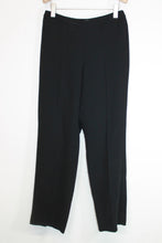 Load image into Gallery viewer, JAEGER Ladies Black Wide-Leg Dress Trousers EU42 UK14
