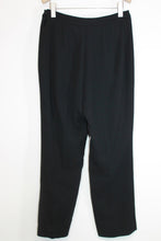 Load image into Gallery viewer, JAEGER Ladies Black Wide-Leg Dress Trousers EU42 UK14
