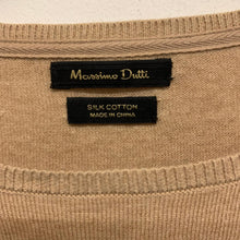Load image into Gallery viewer, MASSIMO DUTTI Beige Ladies Long Sleeve Round Neck Pullover Jumper UK M
