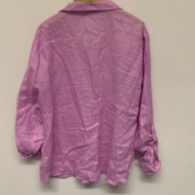 Load image into Gallery viewer, SKOVDE Pink Ladies Long Sleeve Collared Blouse Pullover Top Size UK 14
