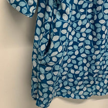 Load image into Gallery viewer, SEASALT Blue Ladies Long Sleeve V-Neck Top Blouse Boho Hippy Size UK 14
