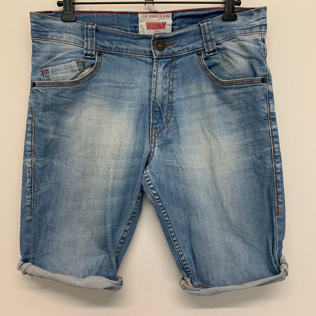 LEVI'S Blue Boys Denim Light Summer Wash Jean Shorts 12 Years