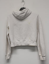 Load image into Gallery viewer, BRANDY MELVILLE Ladies MH123 White Cropped Zip Crystal Hoodie Approx. M
