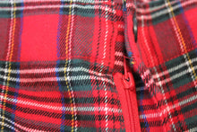 Load image into Gallery viewer, JOHN GALT Ladies Red Multi Plaid High Rise Zip Fly Kim Pants OS Approx. W26 L28
