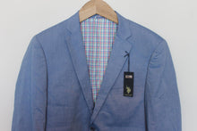 Load image into Gallery viewer, U.S. POLO ASSN. Menâs Blue Cotton Ram Sports Jacket Blazer Size 42R BNWT
