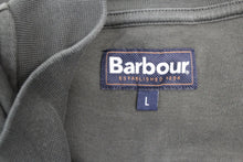 Load image into Gallery viewer, BARBOUR Men&#39;s Storm Force 1/4 Zip Cotton Blend Sweater Jumper Khaki Green L
