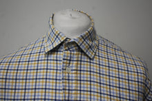 Load image into Gallery viewer, CORDINGS Blue &amp; Yellow Cotton Check Long Sleeve Field Shirt 16.5&quot; Collar RRP80
