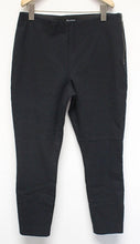 Load image into Gallery viewer, WHISTLES Ladies Super Stretch Black Side Zip Cotton Blend Trousers UK14 W32 L26
