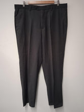 Load image into Gallery viewer, WILLERBY SMITH Men&#39;s Grey Straight Leg Zip-Fly 4-Pocket Suit Trousers Size UK46
