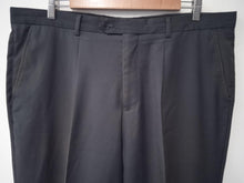 Load image into Gallery viewer, WILLERBY SMITH Men&#39;s Grey Straight Leg Zip-Fly 4-Pocket Suit Trousers Size UK46
