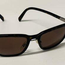 Load image into Gallery viewer, PRADA Brown Grey Ladies Square Frame Tortoiseshell Gunmetal Sunglasses
