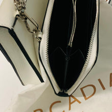 Load image into Gallery viewer, ARCADIA White Ladies Small City Clutch Storage Shoulder Handbag NEW

