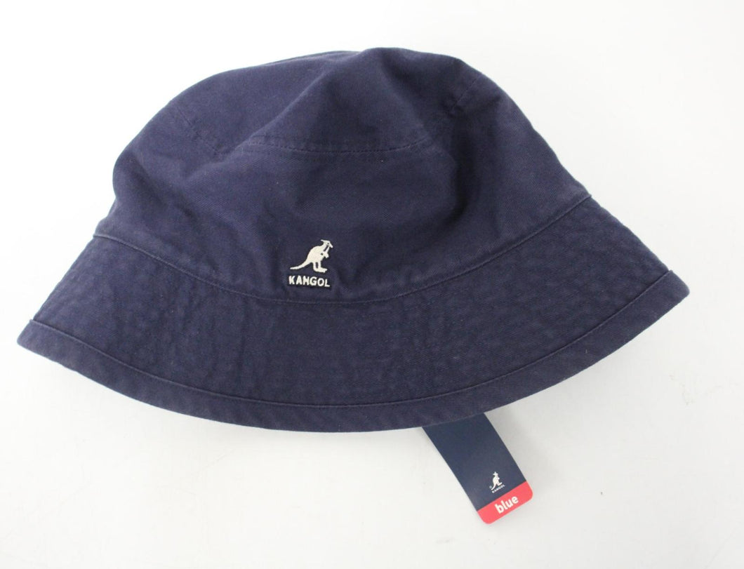 KANGOL Men's Navy Blue Cotton Drill Lahinch Bucket Hat Size Large NEW