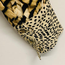 Load image into Gallery viewer, KAREN MILLEN Orange Ladies Long Sleeve V-Neck Leopard Tiger Print Dress UK 8
