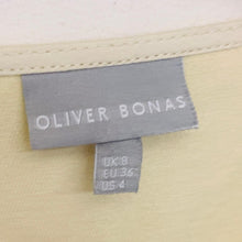 Load image into Gallery viewer, OLIVER BONAS Beige Ladies Long Sleeve V-Neck Bodysuit One-Piece Size UK 8
