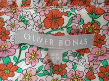 Load image into Gallery viewer, OLIVER BONAS Ladies Red &amp; White Long Sleeve Ditsy Floral Print Jumpsuit UK8
