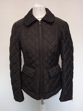 Load image into Gallery viewer, FRENCH CONNECTION Ladies Black Long Sleeve Quilted Jacket Approx. Size M
